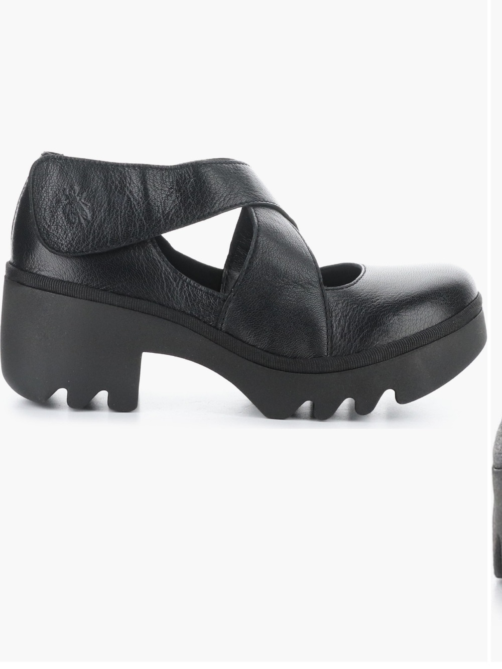 Fly London Togo 533 Leather Platform Shoes 39/9 - Picture 2 of 15